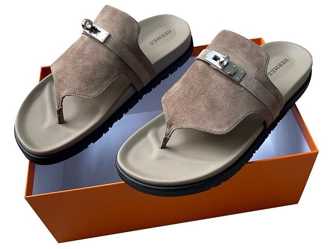 Hermès Empire Sandals - T40,5 Beige