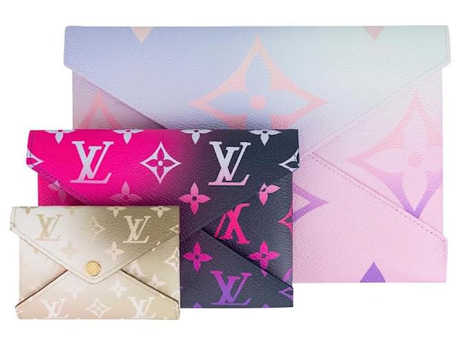 Kirigami cloth clutch bag Louis Vuitton Pink in Cloth - 34592890