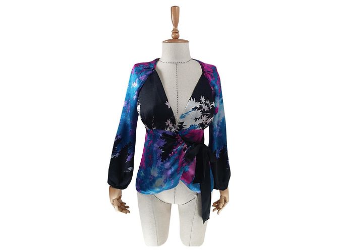 Top de seda Diane Von Furstenberg Multicolor