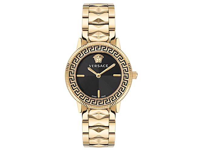Versace V-Tribute-Armbanduhr Golden Metallisch  ref.508470