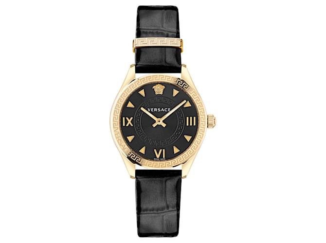 Reloj de piel Helenyium de Versace Dorado Metálico  ref.508496