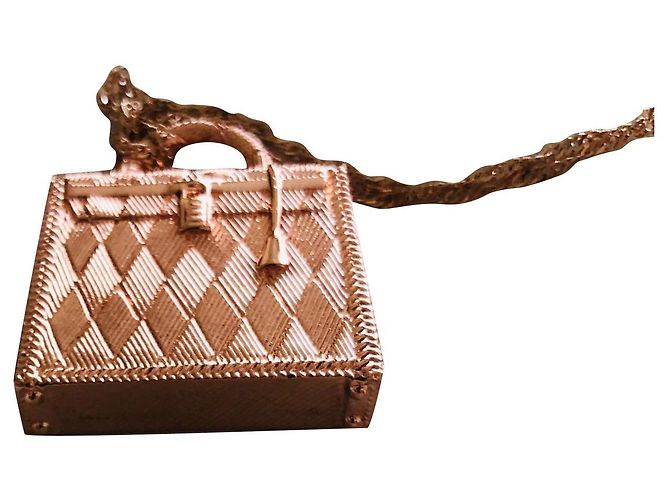 Kelly Pingente Hermès Dourado