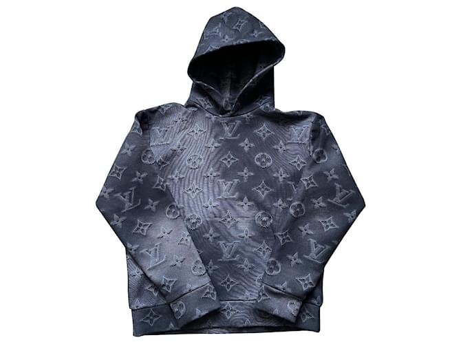 Louis Vuitton Sweat 2054 Dark grey Cotton  ref.508745