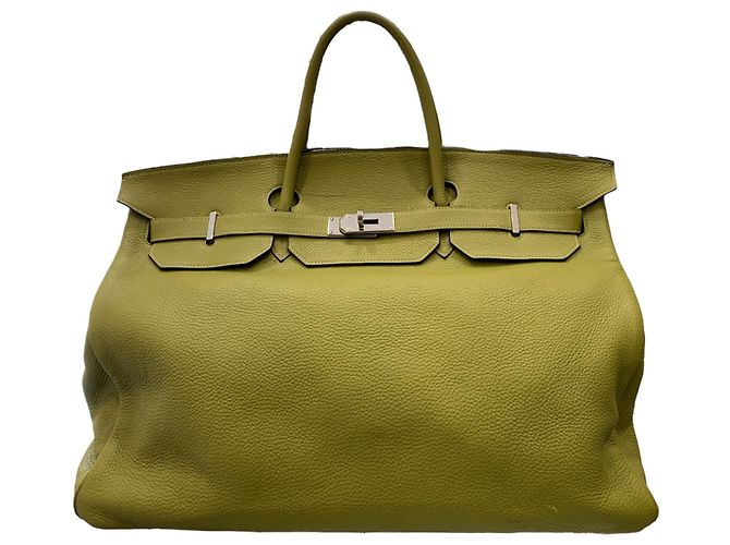 Birkin Hermès Bolsa de viaje Verde claro