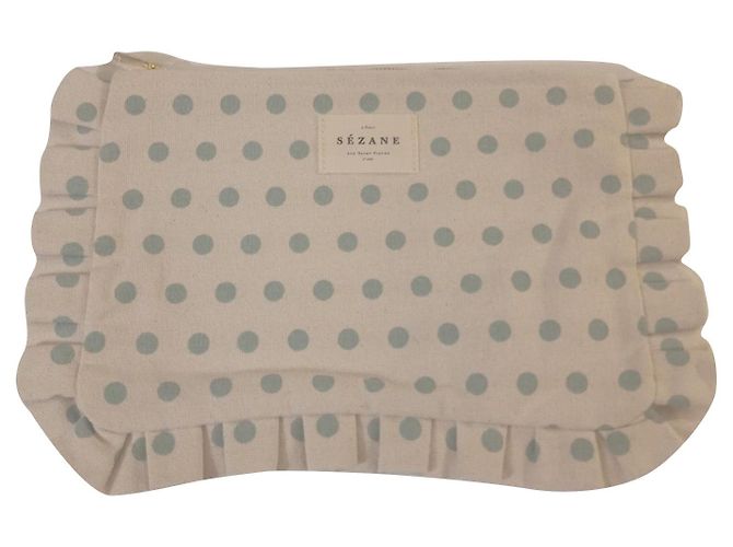 Clutch SéZane Azul Claro em Algodão Orgânico