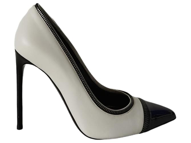 Sapatos de couro branco Tom Ford  ref.508973