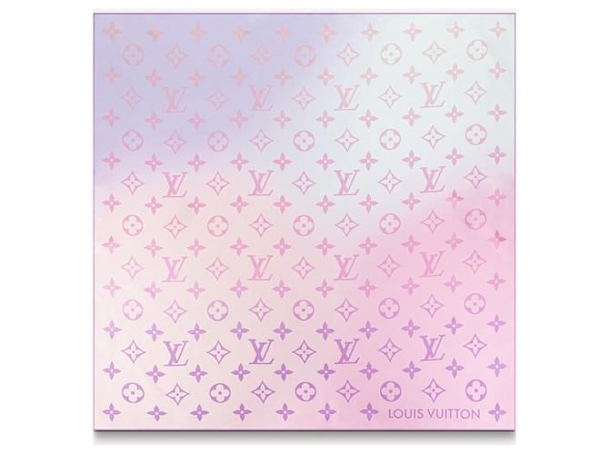 Louis Vuitton LV Silk scarf foulard new Pink  ref.509136
