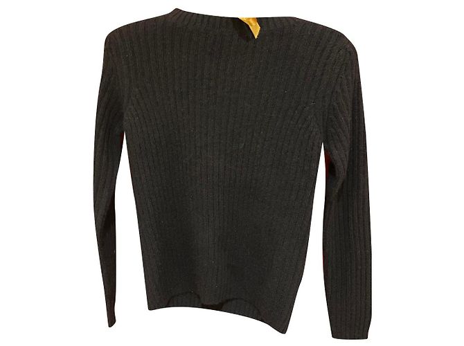 Soeur Pullover Marineblau aus Wolle und Angora 135 cm