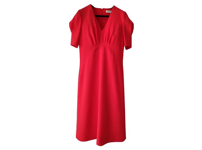 ROBE ÉVASÉE MIDI À MANCHES COURTES LES SCHTROUMPFS GIVENCHY Corail