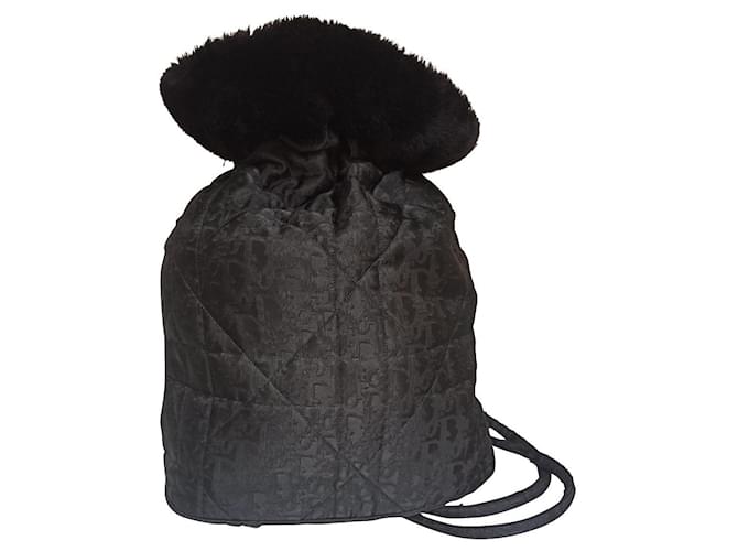Christian Dior backpack Black Nylon  ref.510134