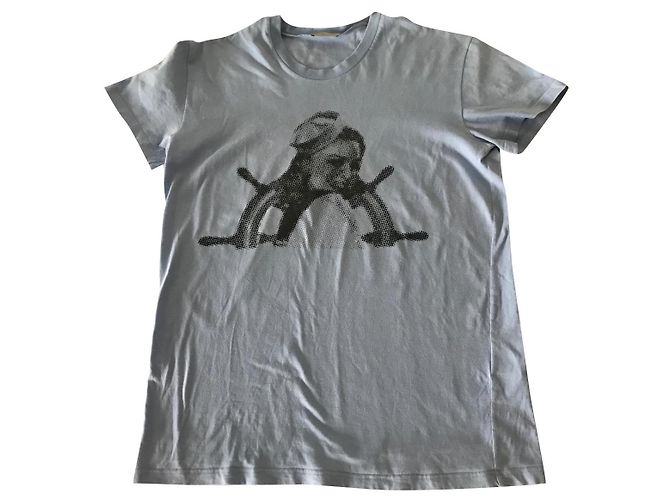 Camiseta Dior azul de algodão