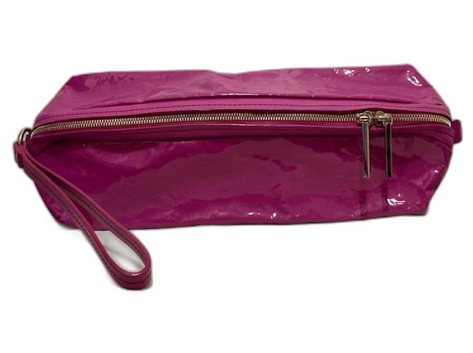 Issey Miyake Pleats Please lila ikonische Handtasche Leder Baumwolle Leinwand  ref.510433