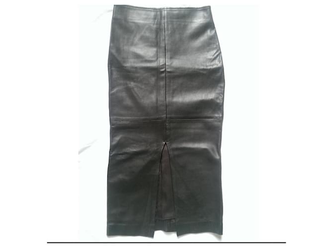 Stella Forest Skirts Dark brown Leather  ref.510483