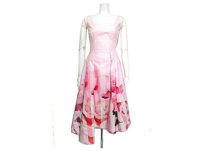 *[Gebraucht] Alexander McQueen Einteiler Damen 36 Größe Runway Collection Kleid Pink Baumwolle  ref.510672
