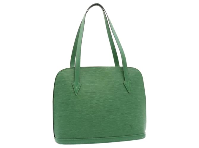 Louis Vuitton Lussac Green Leather  ref.510840