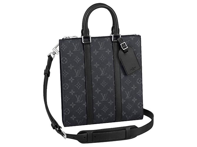 Louis Vuitton Borsa a tracolla LV Sac Plat eclipse Nero