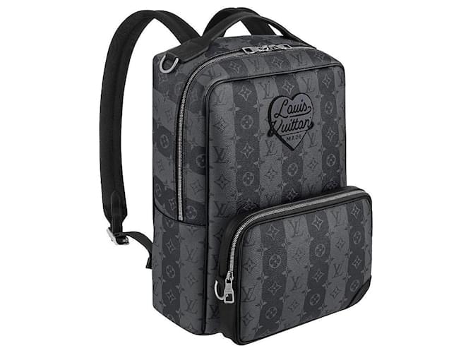 Louis Vuitton LV Utilitary Backpack Nigo Grey Leather  ref.510866