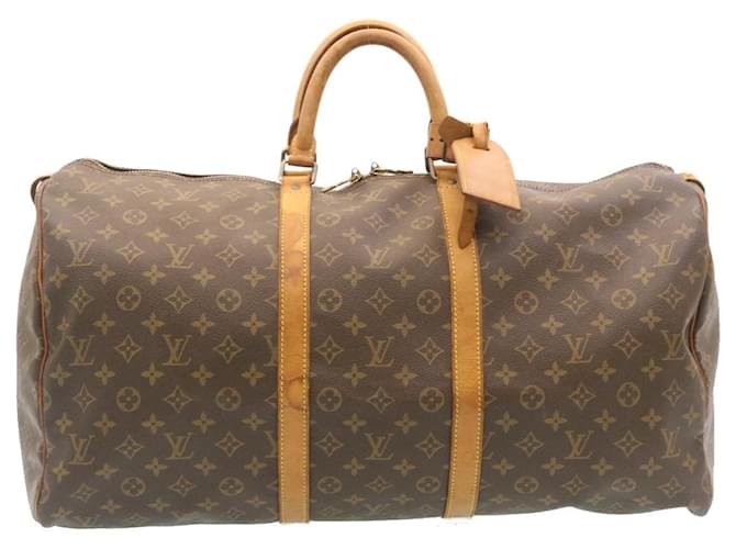 Louis Vuitton Keepall 55 Brown Cloth  ref.510992