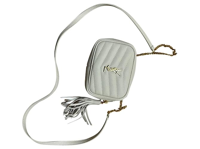 Loulou Yves Saint Laurent Lou Crossbody Cream Leather  ref.511214