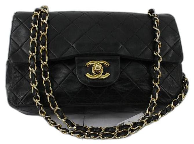 Chanel Timeless Black Leather  ref.511336