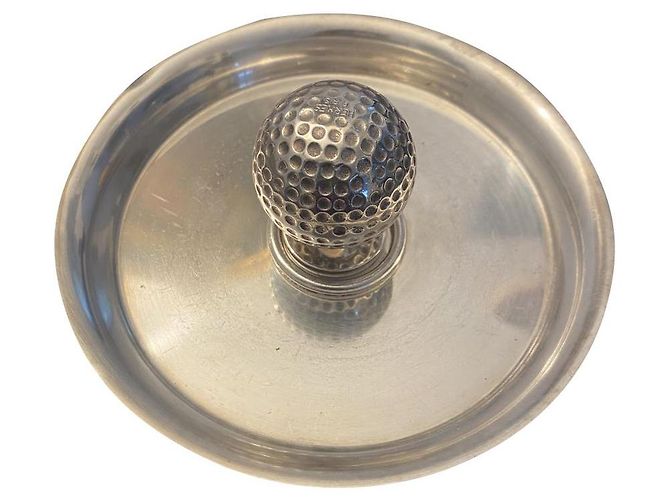 Hermès Balle De Golf Silber