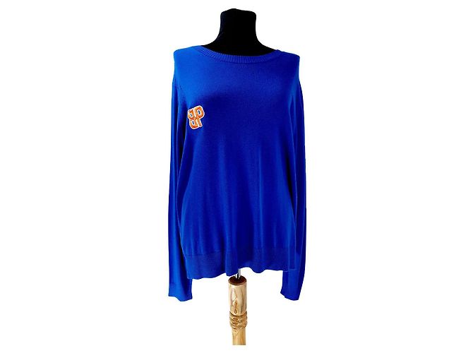 Baum und Pferdgarten Blusa maglione blu in viscosa L 