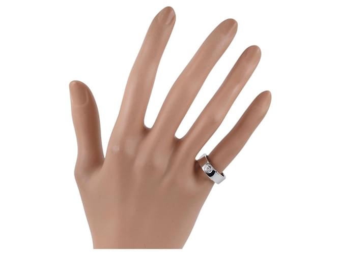 Cartier Love solitaire Branco Ouro branco  ref.512049