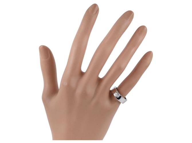 Cartier Love solitaire Or blanc Blanc  ref.512049