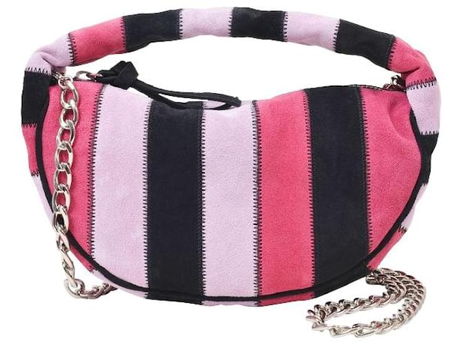 Autre Marque Baby Cush Bag in Pink Patchwork Leather ref.512420