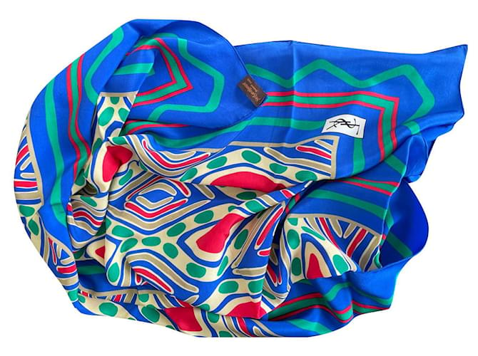 Yves Saint Laurent Bufanda de seda Multicolor  ref.512466