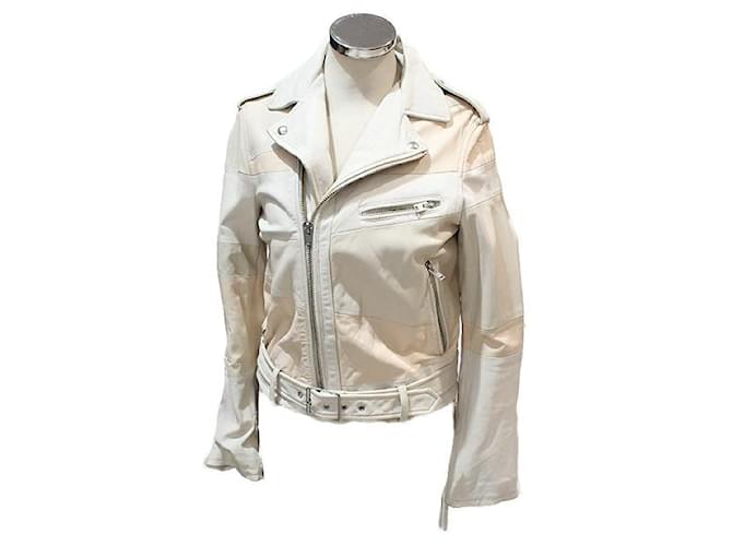 Iro Biker jackets Cream Lambskin  ref.512477