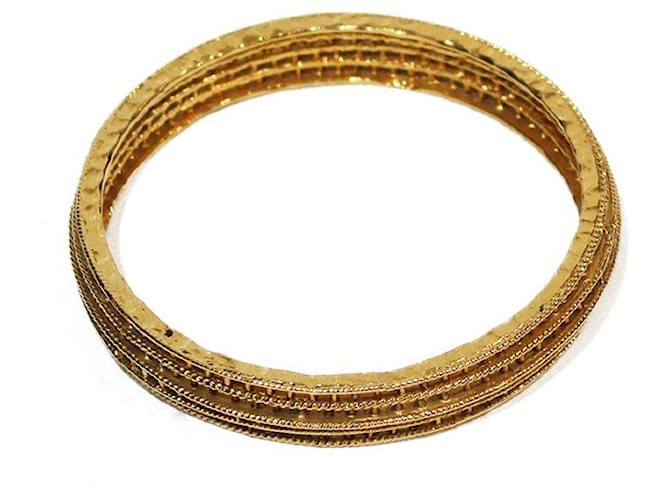 Chanel Bracciali Gold hardware Metallo  ref.512483
