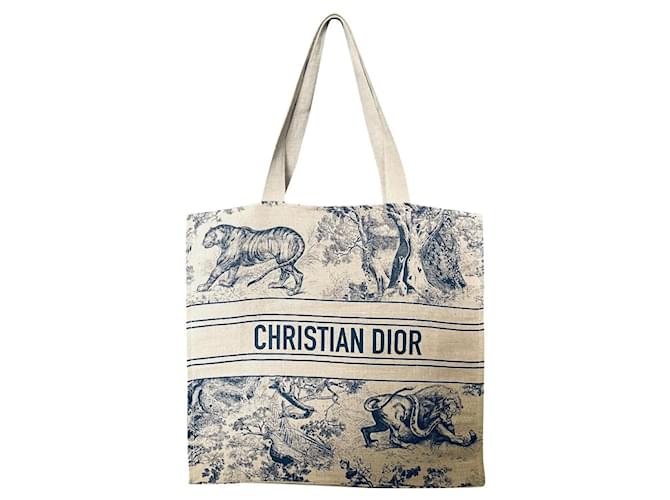 Dior  Bags  Christian Dior Diorivera Linen Tote Bag 0 Authentic And New  Limited Edition  Poshmark