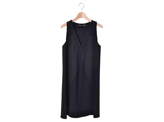 *[Used] Proenza Schouler Sleeveless Dress 0 Black Polyester  ref.512611