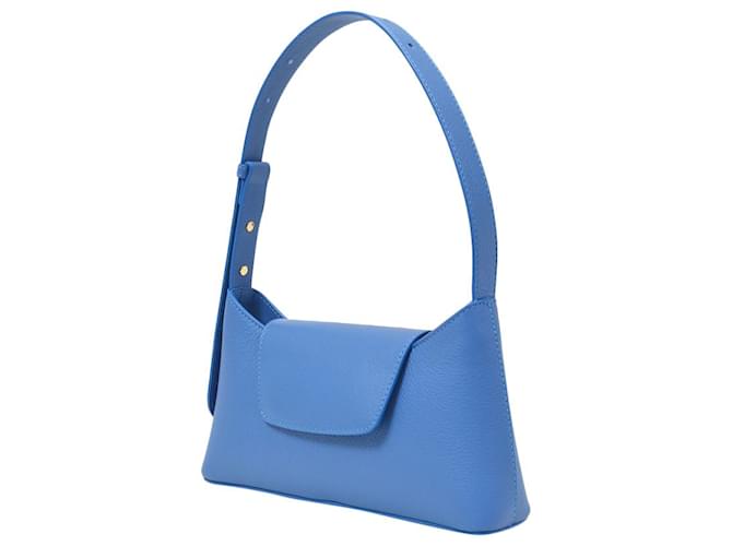 Autre Marque Umschlagtasche aus blauem Leder  ref.512900