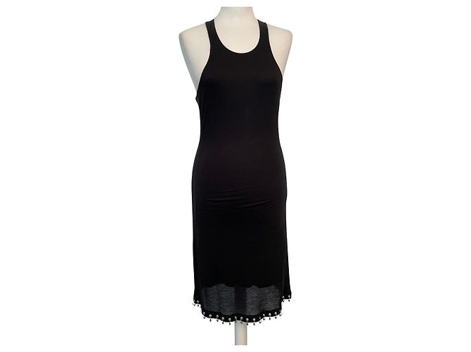 Mcq Kleid schwarz Lyocell