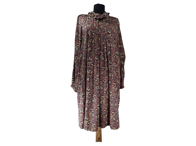 Vestido floral Noa Noa de viscosa Multicolor