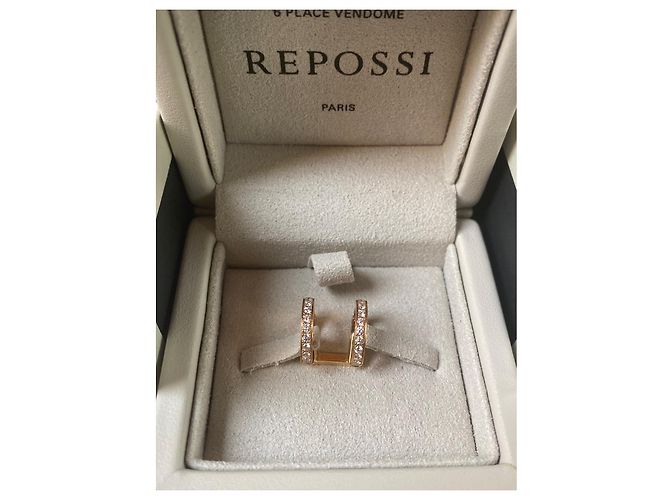 Orecchino singolo Repossi berbero D'oro Oro rosa