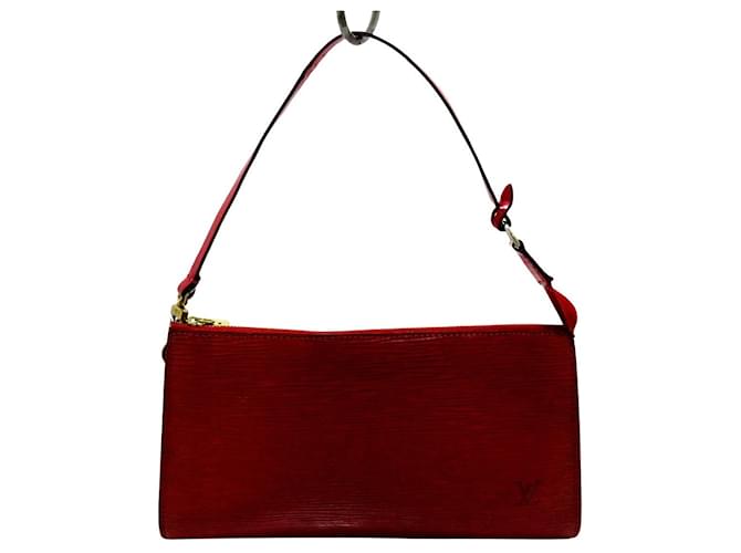 Louis Vuitton Vintage Epi Pochette Accessories - Red Handle Bags