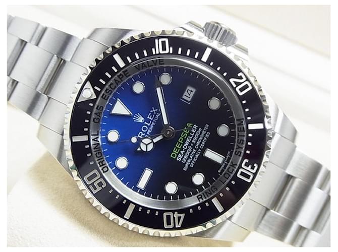 ROLEX Deepsea D blue Ref.116660 '17 comprou homens Azul Aço  ref.513550