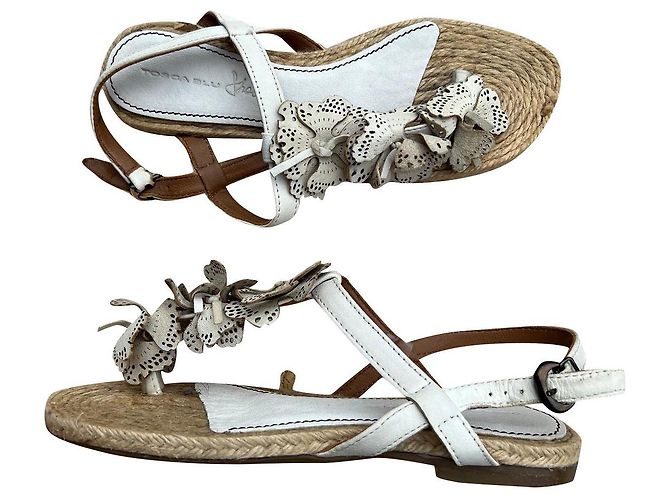 Tosca Blu White Sandals 37
