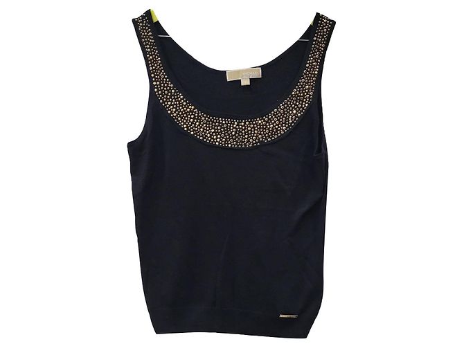 Michael Kors maglia canotta nera Nero