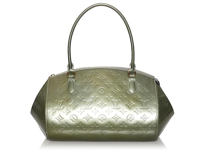 Louis Vuitton Sherwood PM Green Monogram Vernis Shoulder Bag For