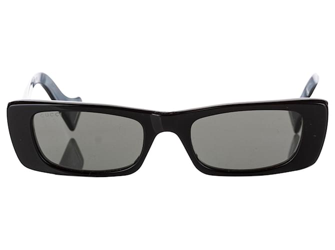 gucci black plastic sunglasses