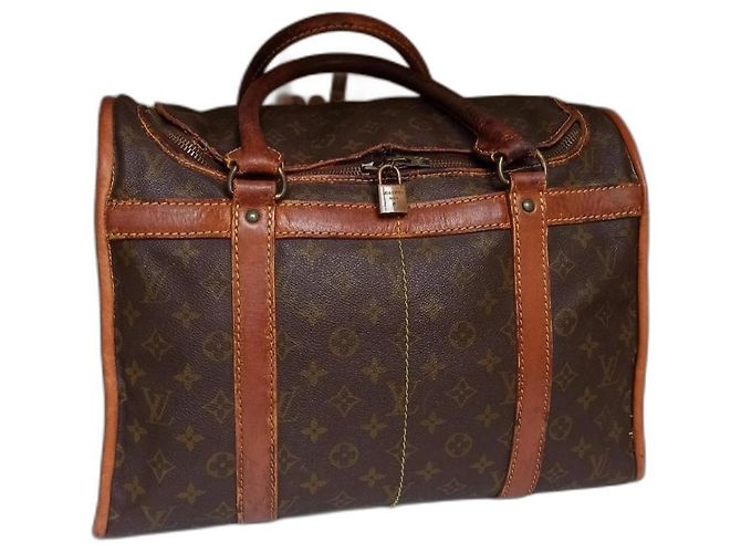 Bolsa de viagem Louis Vuitton Sac Chaussures Marrom