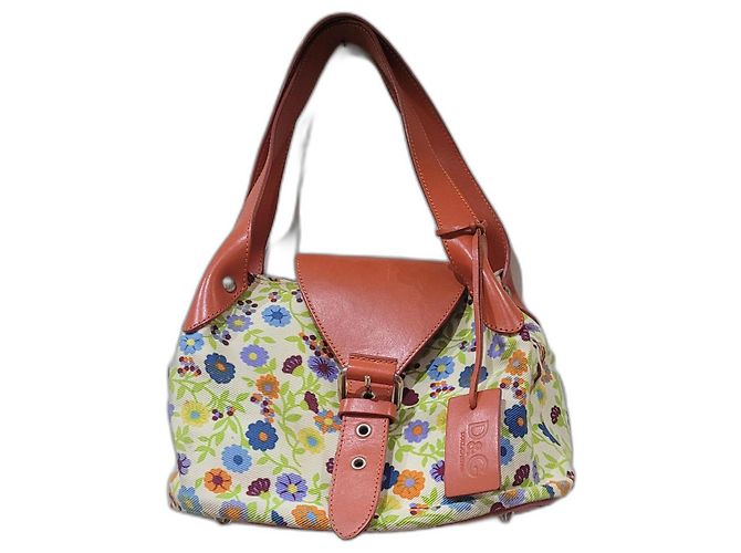 Bolso Dolce & Gabbana floral naranja