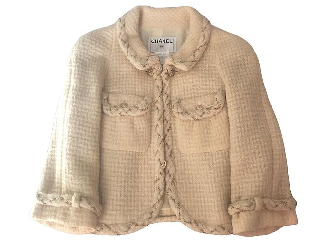 Chanel jacket in beige wool