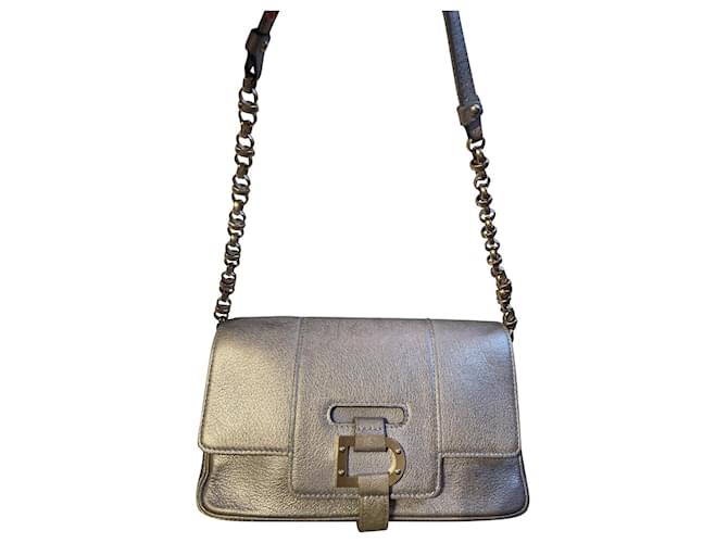 Delvaux Hand bags Silvery Leather  ref.514799