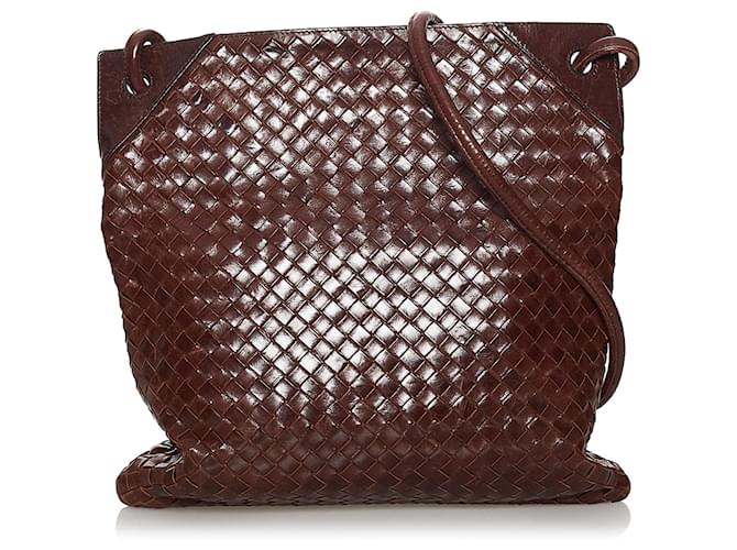 Bottega Veneta Silver Intrecciato Woven Leather Tote Shoulder Bag