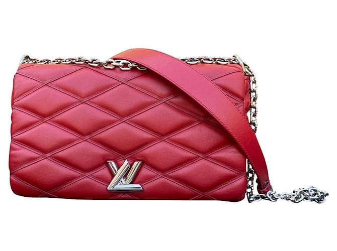 Louis Vuitton GO-14 Handbag Malletage Leather MM - ShopStyle Shoulder Bags